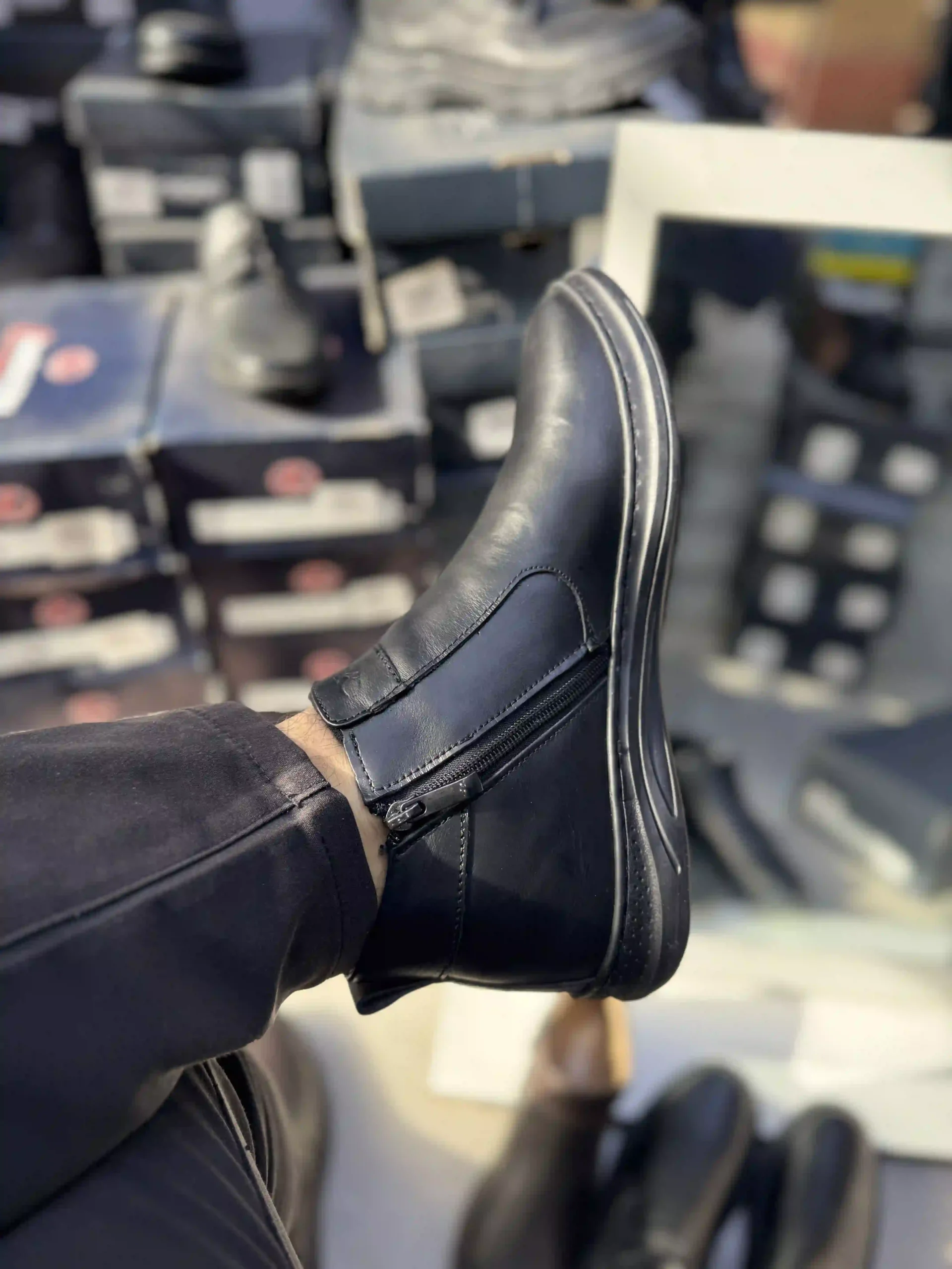 Demi-Boots valentimos Cuire Veritable